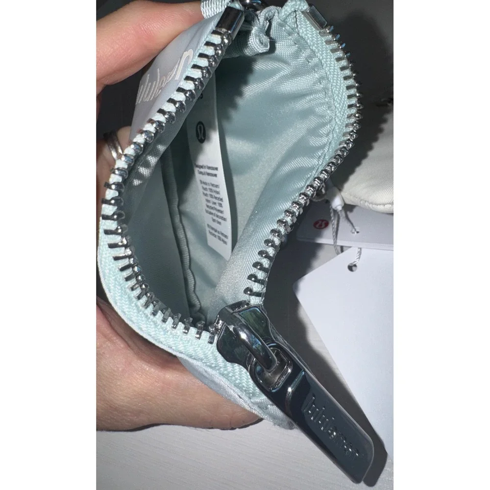 Lululemon Dual Pouch Wristlet Pelican Light Ivory LW9EWOS NWT